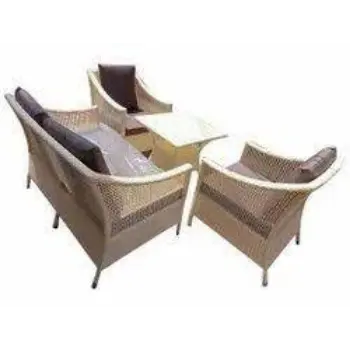 Attractive Cane Sofa Set